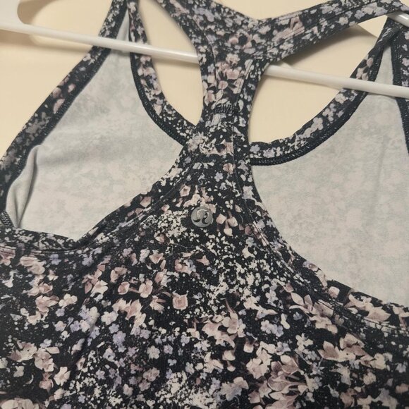 Lululemon Floral Swiftly Tank Top Size 4 - Picture 3 of 3